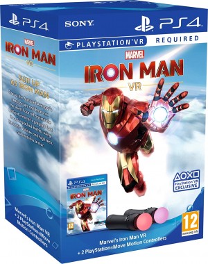Sony PlayStation Move Motion Controller Twin Pack - Marvels Iron Man VR Edition