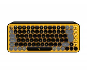 Logitech POP Keys Blast Wireless Mechanical Emoji Keyboard (920-010735)