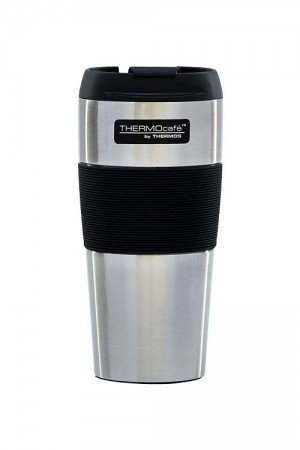 ThermoCafe by THERMOS Travel Mug 400 ML Silver (TPT-400-SBK)