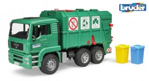 Bruder MAN TGA Garbage Truck Green (02753)