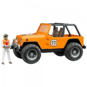 Bruder Jeep Cross Country Racer Orange With Driver (02542)