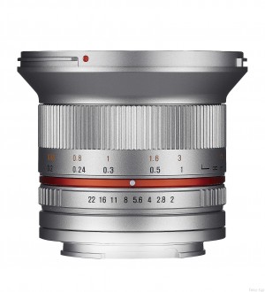 Samyang 12mm f/2 NCS CS Silver Canon M MFT
