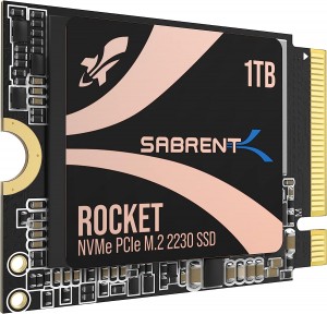 Sabrent 2230 M.2 NVMe Gen 4 1TB for Steam Deck (SB-2130-1TB)