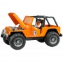 Bruder Jeep Cross Country Racer Orange With Driver (02542)
